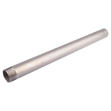 Rohrnippel Edelstahl Nr. 533 einseitig Gewinde 11/4" - 500mm