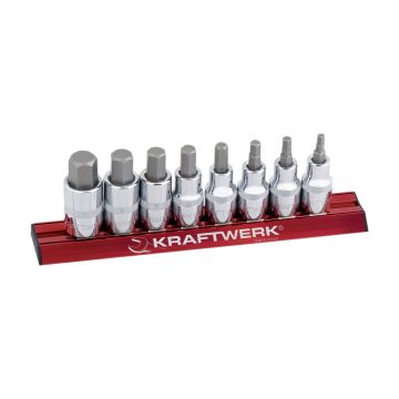 Inbus-Bit-Steckschlüssel-Satz 8-tlg KRAFTWERK 1/2" 326099