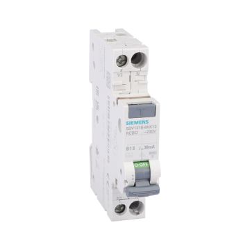 Fehlerstrom/Leitungsschutzschalter FI/LS SIEMENS kompakt 1TE 13A 30mA 230V 6kA 1P+N