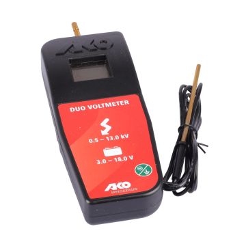 Zaunprüfer Duo Voltmeter für 9V Batterien und 12V Akkus