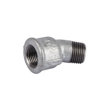 Bogen verzinkt 15° Nr. 53 - 1/2" IG/AG