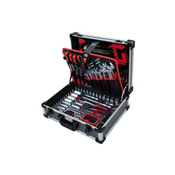 Werkzeugkoffer Universal Alu TOMAC 283-teilig 1/4" 1/2" voll 6-kant 4mm 1/4" 5/16"