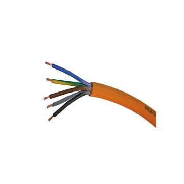 Kabel EPR-PUR 5x1.5mm² 3LNPE orange H07BQ-F