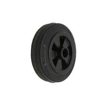 Rad mit Vollgummireifen Ø 125 mm / KF / GL