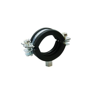 Rohrschelle verzinkt schallgedämmt 22-28 mm  1/2-3/4" - M8/M10