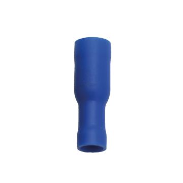 Rundsteckhülse PVC isoliert blau 1-2.5 mm2 