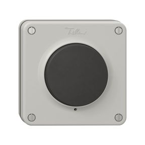NUP Druckschalter FELLER NEVO S3/1L lichtgrau