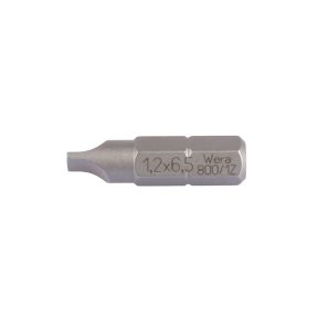Bit 1/4"-6kt 1.2x6.5x25 Schraubendrehereinsatz WERA Schlitz  