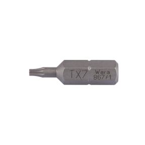 Bit 1/4"-6kt Schraubendrehereinsatz WERA TORX TX7x25