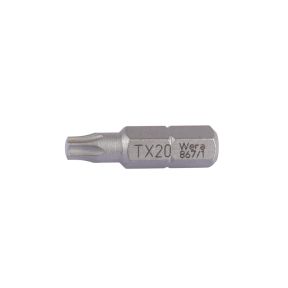 Bit 1/4"-6kt Schraubendrehereinsatz WERA TORX TX20x25
