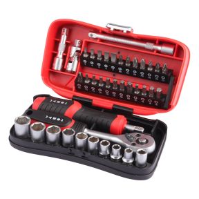 Kompakt-Steckschlüsselsatz TOMAC 1/4" 39-teilig