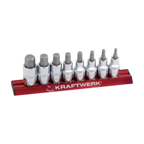 Inbus-Bit-Steckschlüssel-Satz 8-tlg KRAFTWERK 1/2" 326099