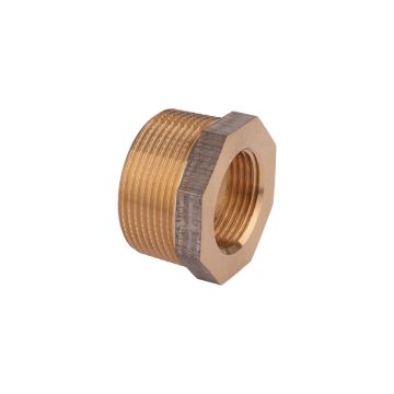 Reduziernippel Rotguss Nr. 241 - 3/4" - 1/4" - AG/IG