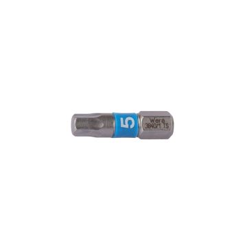 Bit 1/4"-6kt 5.0mm Schraubendrehereinsatz WERA Inbus 