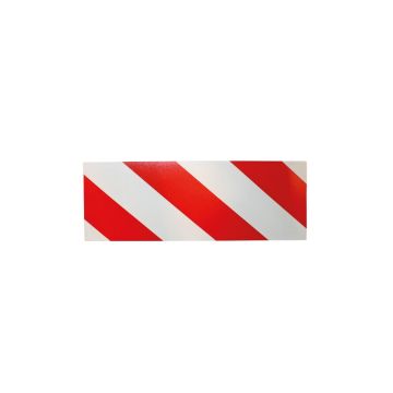 Warntafel Alu rot/weiss reflektierend 300x150 mm