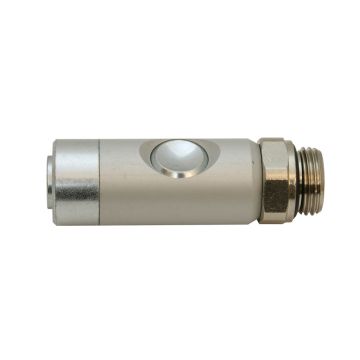 Sicherheits-Druckluftkupplung mit Druckknopf 5.5mm 1/4" AG