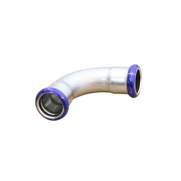 Raccord a sertir en inox coude 90° DN35