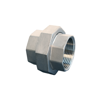 Raccord fileté acier inox no 330 1/2" filetage int. joint plat