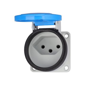 Einbausteckdose nass T13 230V IP55