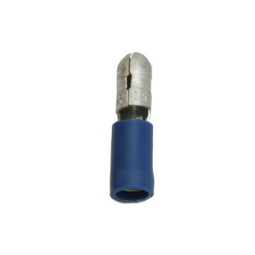 Fiches cylindriques mâles Isolation en PVC bleu 1-2.5mm2 