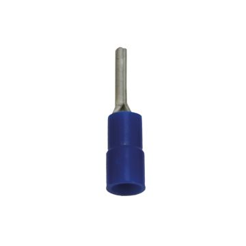 Embouts ronds à pointe cylindrique isolation PC bleu 1.0-2.5mm2