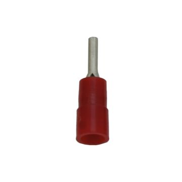 Embouts ronds à pointe cylindrique Isolation PC rouge 0.5-1.5mm2