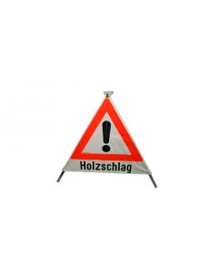 Faltsignal Triopan "Holzschlag" Grösse 70/70/70 cm