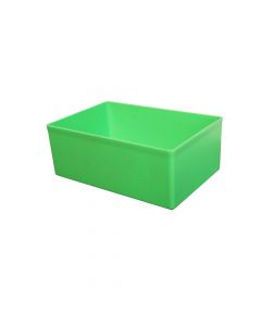Kunststoff-Einsatzbox EcoSystem B4 grün / 108x162x63 mm