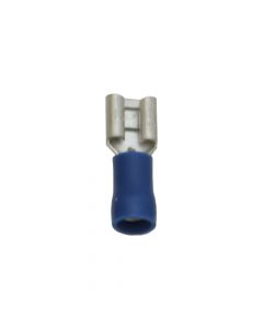 Flachsteckhülse PVC isoliert blau 1.5-2.5 mm2 