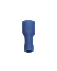 Flachsteckhülse PVC vollisoliert blau 1.5-2.5 mm2 6.3mm