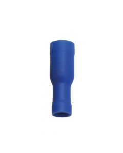 Rundsteckhülse PVC isoliert blau 1-2.5 mm2 